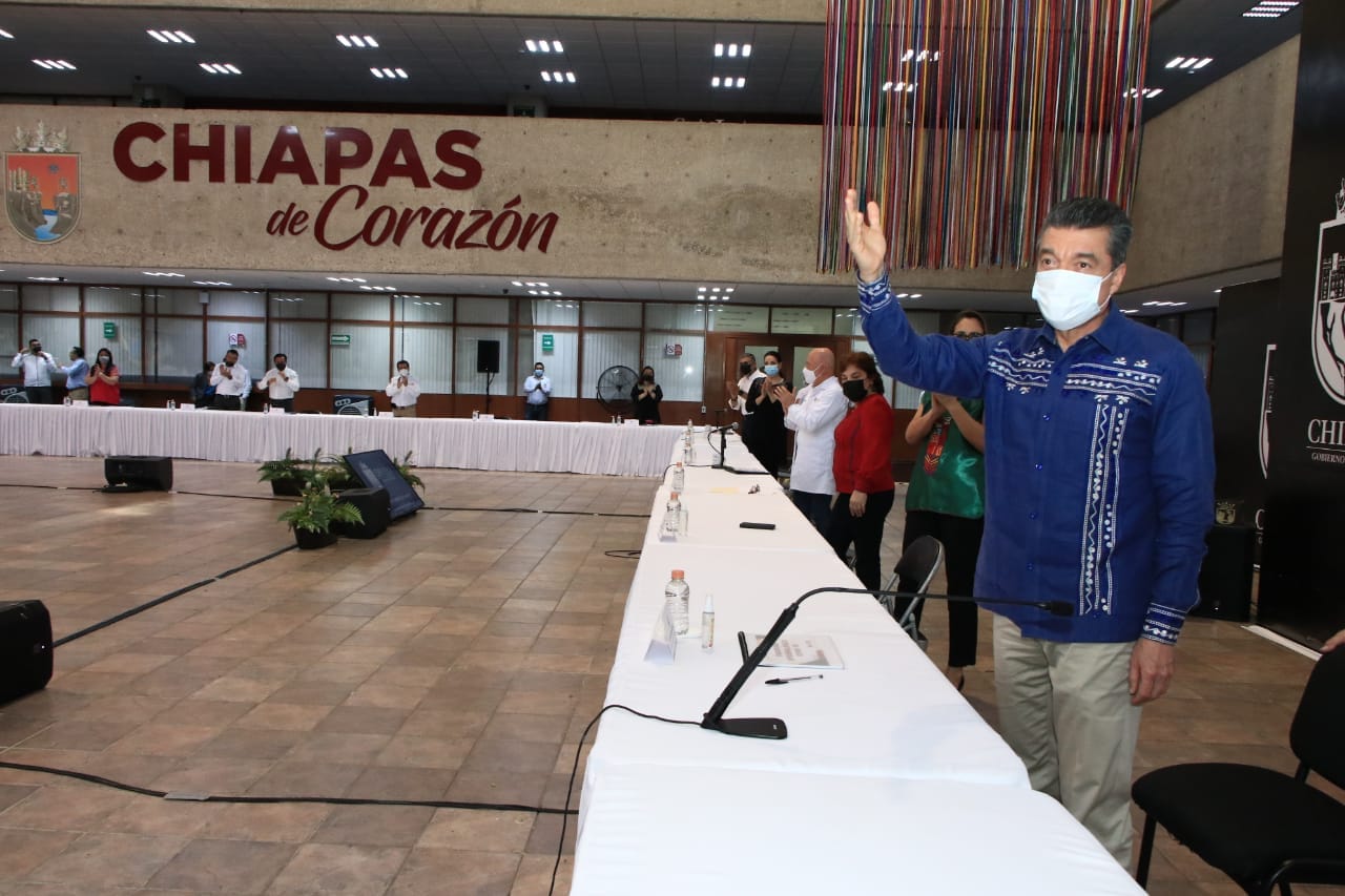 Piden a titulares de dependencias estatales trabajar por el bienestar y la justicia social en Chiapas.jpg