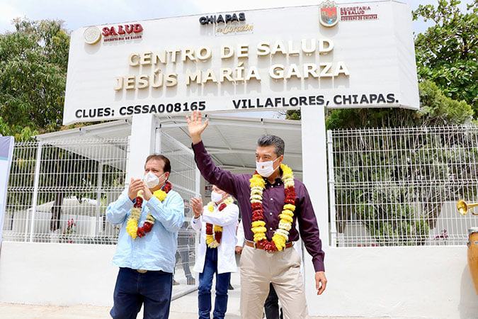 Atestigua Gobernador Equipamiento y remodelación del Centro de Salud del ejido Jesús María Garza, en Villaflores.jpg