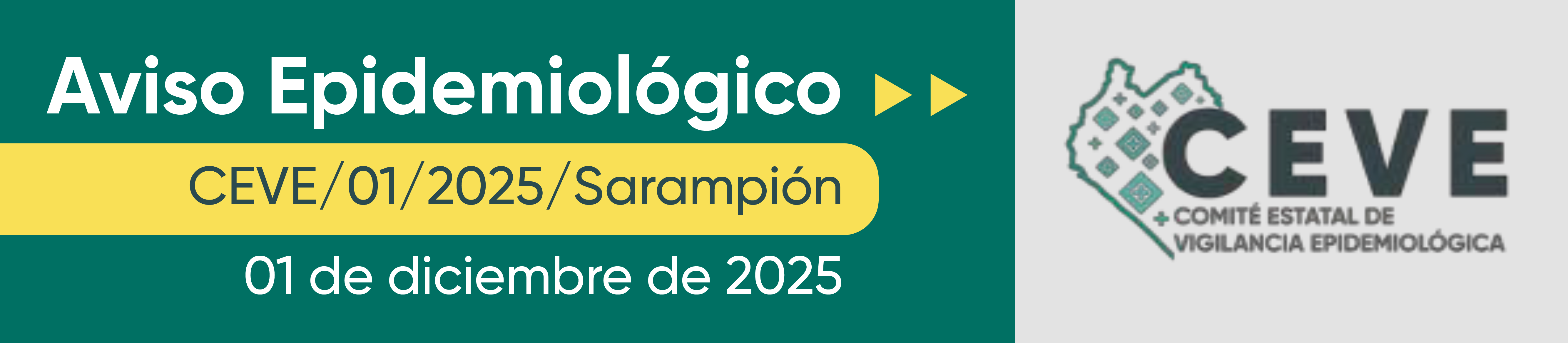 aviso epidemiologíco