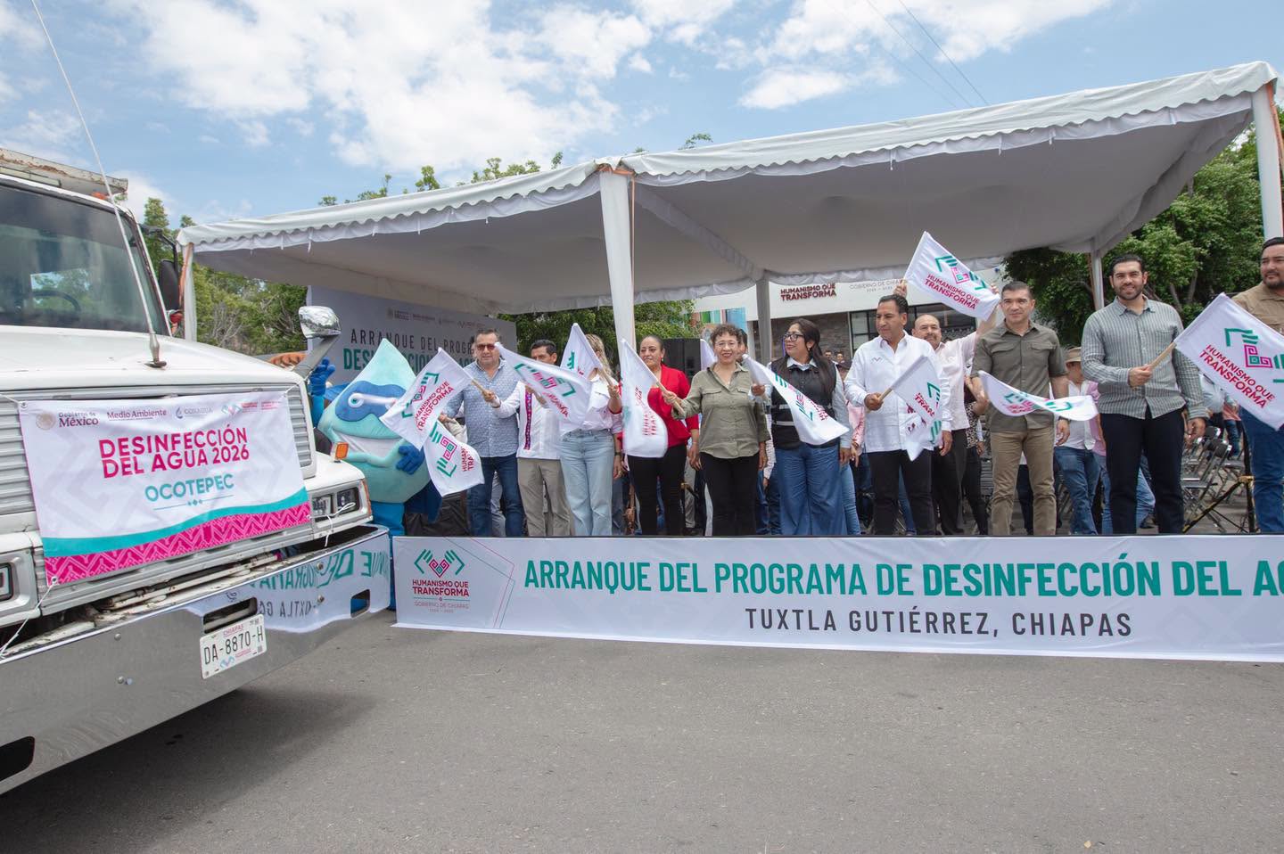 Banderazo de arranque del Programa de Desinfección del Agua 2026